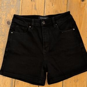 Noisy May Jet Black Jean Shorts